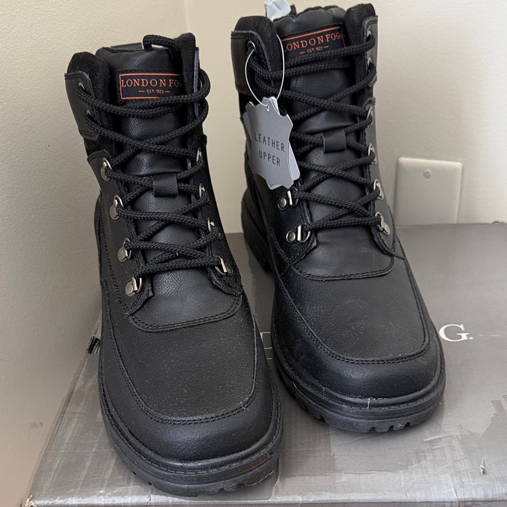 Men's Black London Fog  LFM  Waterproof  Insulated Camden Hiking Boots  Sz 13